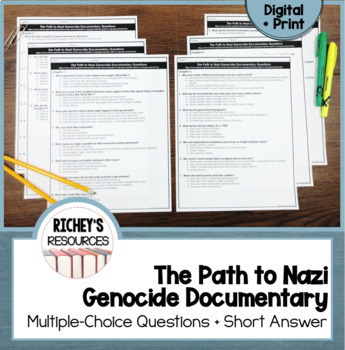 Preview of The Path to Nazi Genocide USHMM Documentary Questions Digital and Print