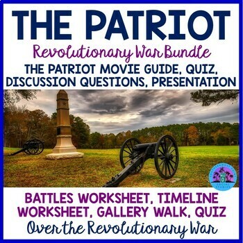 Preview of The Patriot Movie Guide & the Revolutionary War Bundle