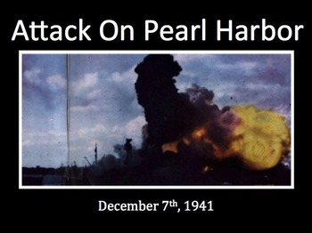 Preview of The Pearl Harbor Attack - Interactive Power Point {For Elementary Students}
