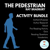 The Pedestrian by Ray Bradbury - Activities, Worksheets, H