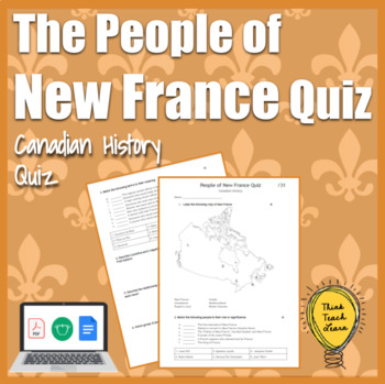 Preview of The People of New France Quiz