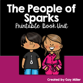 Preview of The People of Sparks Novel Study: vocabulary, comprehension, writing, skills