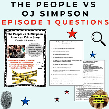 Preview of The People vs OJ Simpson American Crime Story Episode 1 Questions