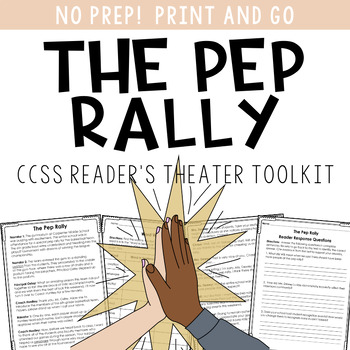 Preview of The Pep Rally Reader's Theater Script for Grades 4-7