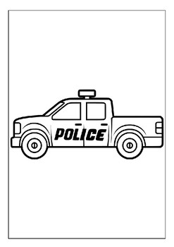 The Perfect Activity for Kids: Our Police Cars Coloring Pages ...