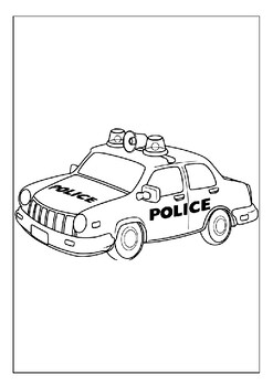 The Perfect Activity for Kids: Our Police Cars Coloring Pages ...