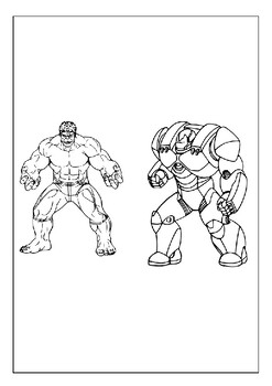 The Perfect Activity for Young Marvel Fans: Printable Coloring Sheets ...