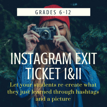 Preview of Instagram Exit Ticket