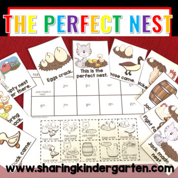 Preview of The Perfect Nest Sequencing Printables Activities Sub Plans