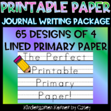 The Perfect Primary Printable Writing Paper 65 Designs K 1