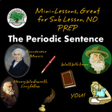 The Periodic Sentence: Mini-Lessons, Great for Sub Lesson,