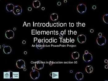 Preview of The Periodic Table / An Interactive Guide to the Study of Elements