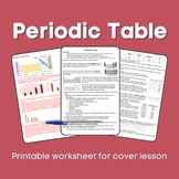 The Periodic Table Cover lesson