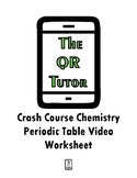 The Periodic Table -Crash Course Chemistry Video Worksheet