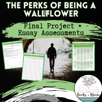 Preview of The Perks of Being a Wallflower Final Essay Assessments + Book Trailer Project