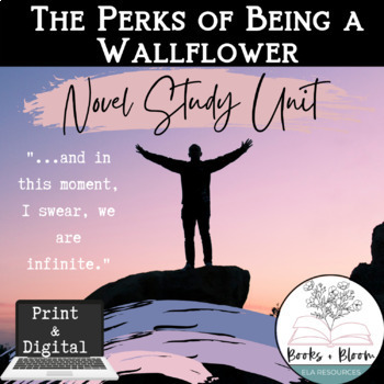 Preview of The Perks of Being a Wallflower Novel Study Unit MEGA Bundle - Distance Learning
