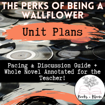 Preview of Perks of Being a Wallflower Unit Plans: Pacing/Discussion Guide + Teacher Notes