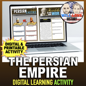 Preview of The Persian Empire | Ancient Civilizations | Digital Learning Activity