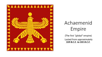 Preview of The Persian Empire: Powerpoint