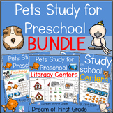 The Pets Study for Preschool Activities - Math and Literac