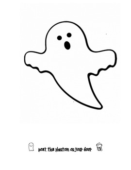 The Phantom Ghost has come to town printable poem and image by Maggie Syrja
