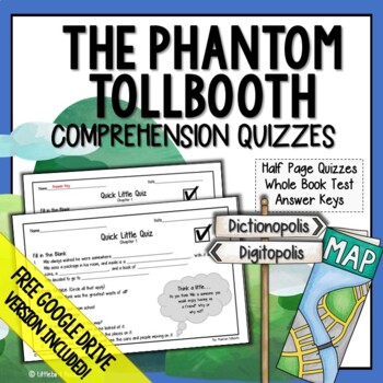 Preview of The Phantom Tollbooth Chapter by Chapter (The Phantom Tollbooth Questions)