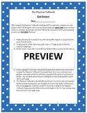 The Phantom Tollbooth - Exit Project Handout