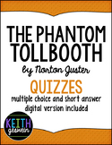 The Phantom Tollbooth by Norton Juster: 10 Quizzes (Distance Learning)