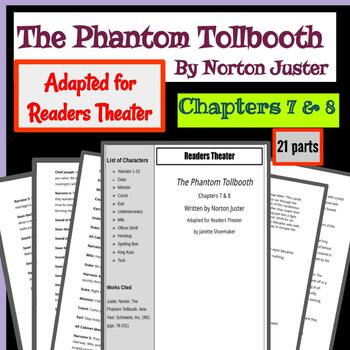 Preview of The Phantom Tollbooth by Norton Juster Readers Theater