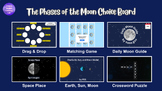 The Phases of the Moon Digital Choice Board - 1st Grade In