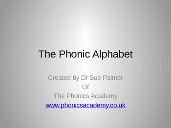 Preview of The Phonic Alphabet
