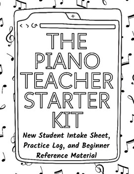 Preview of The Piano Teacher Starter Kit