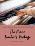The Piano Teacher's Package: practical steps to start your