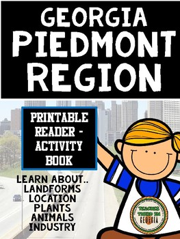 Preview of The Piedmont Region-Printable Reader and Activity Book