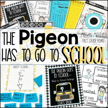 Preview of The Pigeon Has To Go To School Back to School Activities