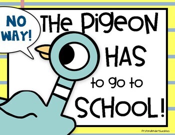 Preview of The Pigeon Has To Go To School Book Companion and Craft