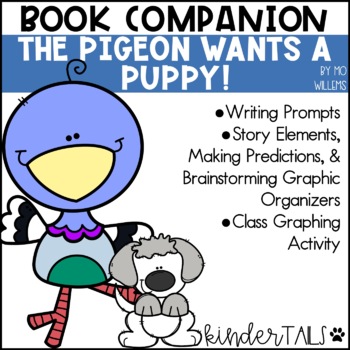 Preview of The Pigeon Wants a Puppy! Writing Prompts & Book Companion