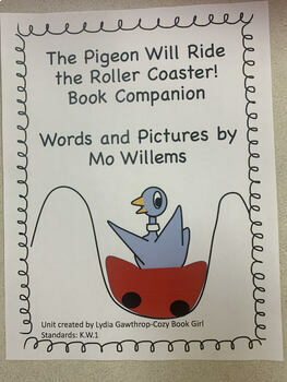 The Pigeon Will Ride the Roller Coaster Book Companion by Cozy Book Girl