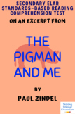 The Pigman and Me by Paul Zindel Excerpt MC Reading Compre