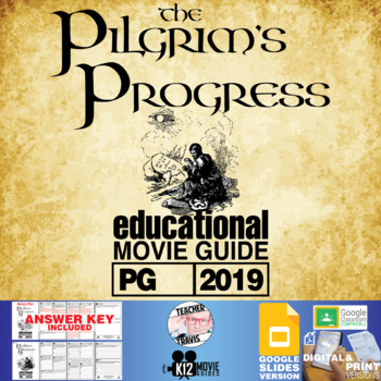 Preview of The Pilgrim's Progress Movie Guide | Questions | Worksheet (PG - 2019)