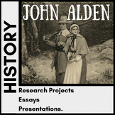 The Pilgrims - John Alden - Research Organizer / Worksheet