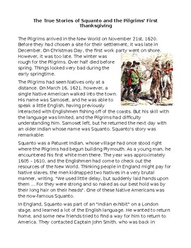 Preview of Pilgrims: The True Story of Squanto and the First Thanksgiving