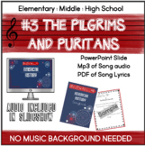 The Pilgrims and Puritans Song- Teach the important facts 