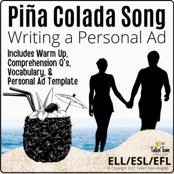 Preview of The Pina Colada Song Online Dating, Preferences, Likes, Dislikes for Adult ESL