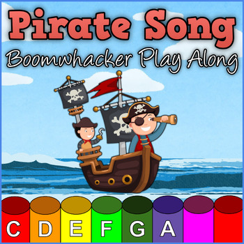 Preview of The Pirate Song [The Day I Went to Sea] - Boomwhacker Play Along Videos & Music