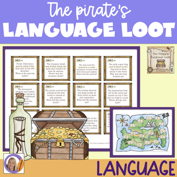 Preview of Language Game for speech and language therapy: The Pirate's Language Loot