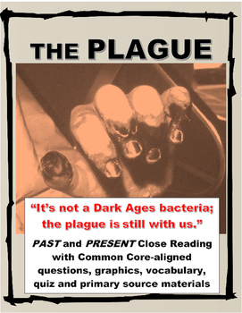 Preview of The Plague Past and Present Informational Text with Questions, Primary Sources