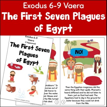 The Plagues of Egypt Mini Book | Exodus 6-9 by A World of Language Learners