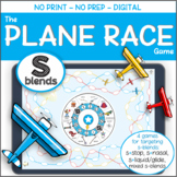 The Plane Race Game – S-blends – No Prep Spinning Dice Gam