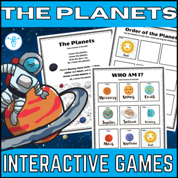Preview of The Planets Outer Space Solar System Science Songs & Games